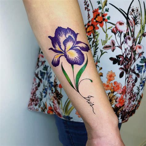 10 Elegant Iris Flower Tattoo Designs to Inspire You