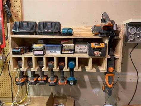 Is Your Workbench A Mess With Drills Chargers Batteries Screws This