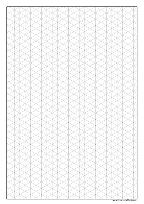 5 Free Isometric Paper Templates to Print