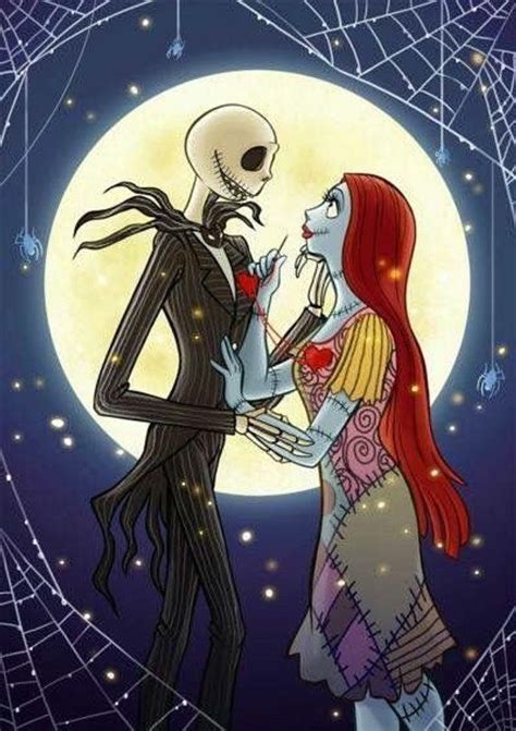 Jack And Sally In Love Nightmare Before Christmas 8X1 Nightmare