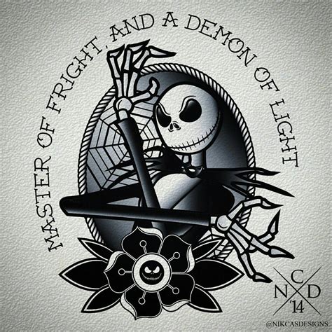 15 Spooky Jack Skellington Tattoo Designs