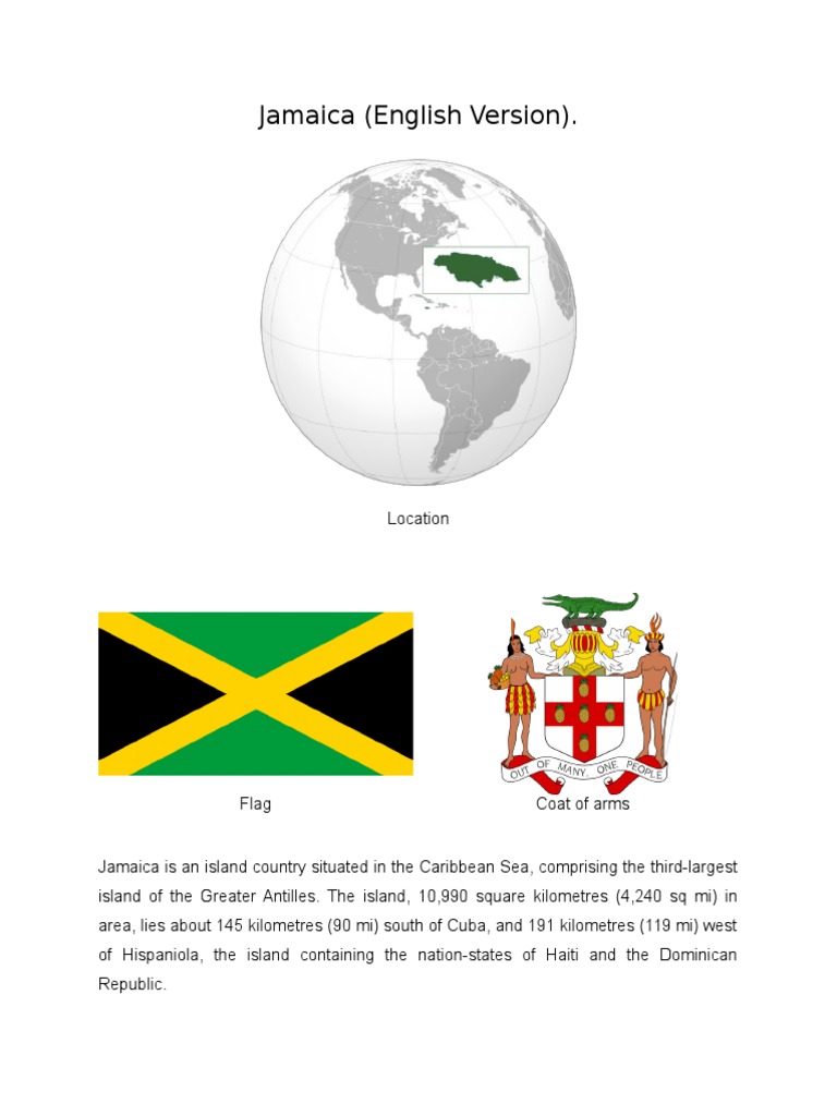 Discovering Jamaica in English