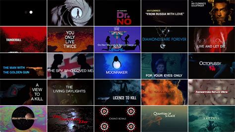 James Bond 50 Years Of Main Title Design