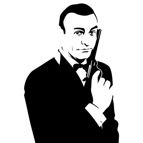 James Bond Silhouette Clip Art