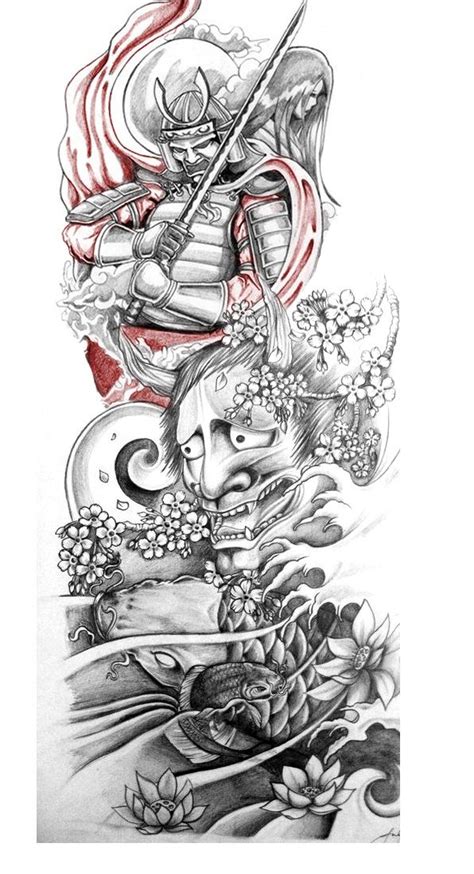 Japan Tattoo Design Sketch Tattoo Design Tattoo Sleeve Designs