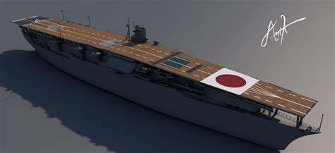 Japanese Aircraft Carrier Akagi Wip By Roen911 On Deviantart