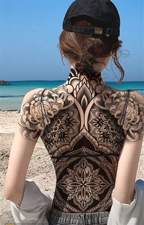 Japanese Back Tattoo Female