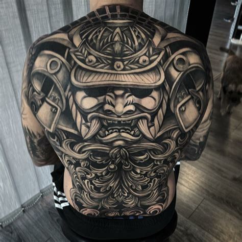 Japanese Back Tattoo Male