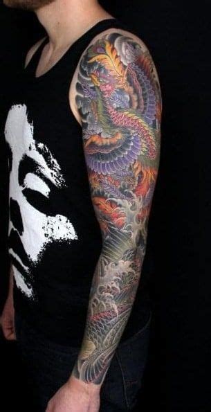 Japanese Phoenix Tattoos Meanings Placement Tattoo Ideas Sleeve