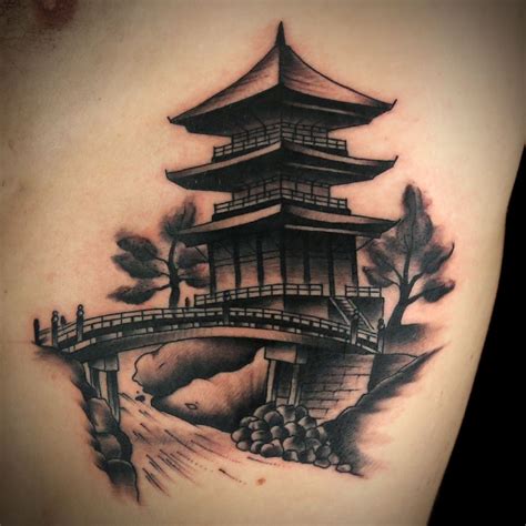 7 Amazing Japanese Temple Tattoo Designs