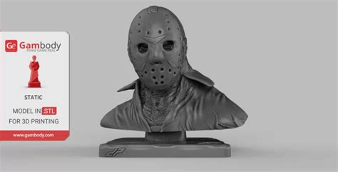 Jason Voorhees 3D Print 3D Printing Model Threeding