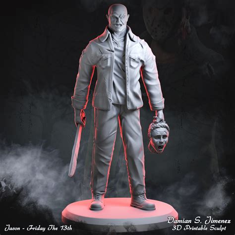 Jason Voorhees Friday The 13Th Stl 3D Print Files