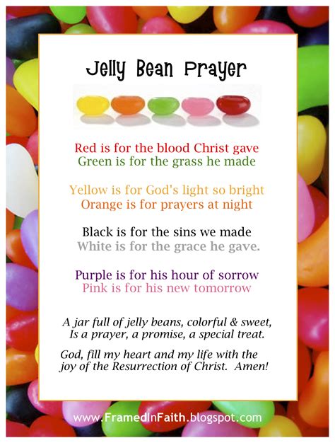 5 Sweet Ways to Use Jelly Bean Prayer Printables