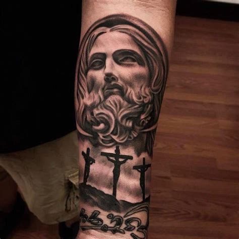 Jesus Christ Tattoo Arm Design Talk