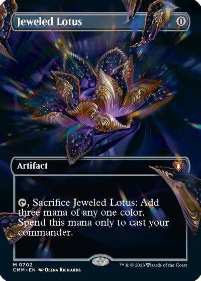 Jeweled Lotus From Commander Masters Spoiler