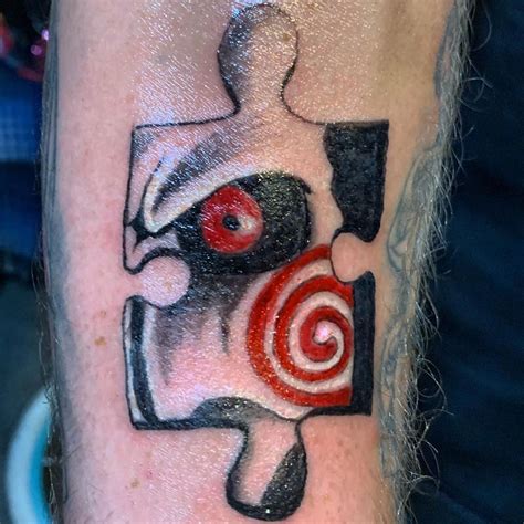 Jigsaw Saw Tattoo Designs and Ideas Inspiration