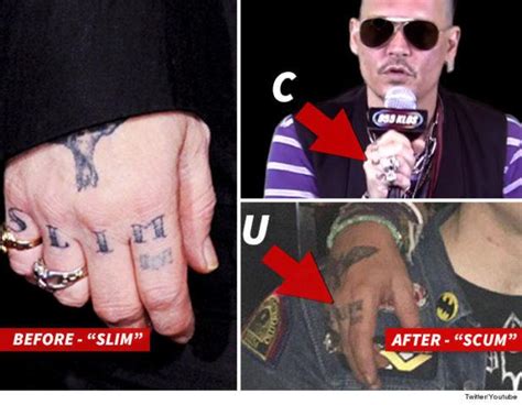 Johnny Depp Tattoos Neck