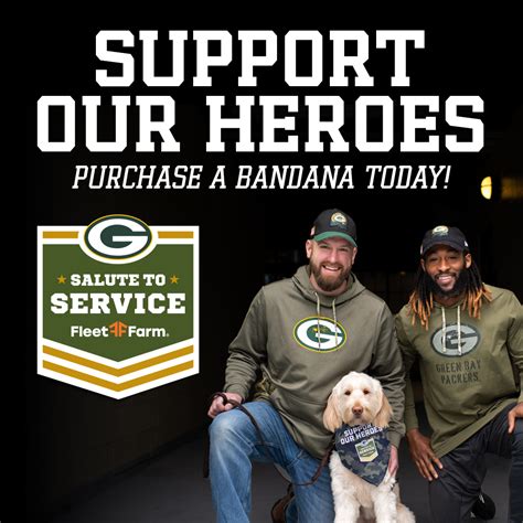 Join The Packers Fleet Farm In Supporting Our Heroes During