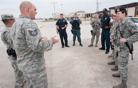 Joint Forces Provide Base Security Joint Base Mcguire Dix Lakehurst