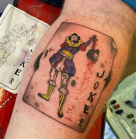 7 Unique Joker Card Tattoo Designs