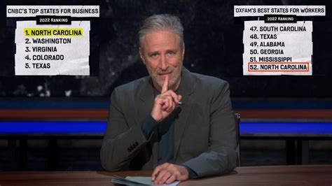 Jon Stewart Calls Out Us Hypocrisy Of Right To Work State Policies