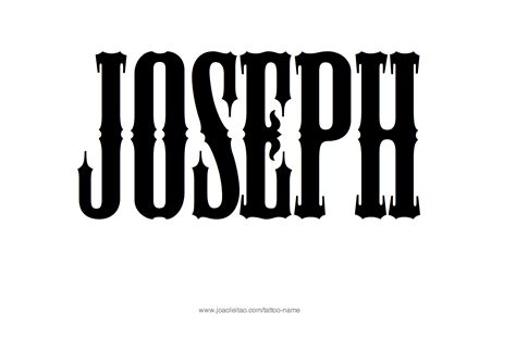 Joseph Name Tattoo Designs