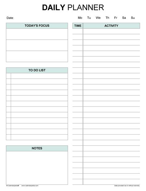 Journal Planner Pdf Free Download