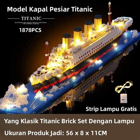 Jual Duffy Toys 1878Pcs Kapal Pesiar Block Toy Mainan Anak Laki Laki Kapal Pesiar Mainan Kapal Pesiar Mini Bricks Model Pesiar Cruise Ship Model Boa Mainan Anak Laki