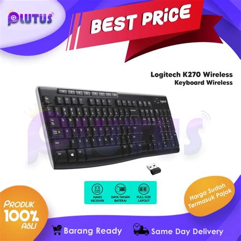 Jual Logitech K270 Wireless Keyboard Shopee Indonesia