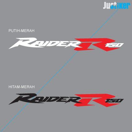 Jual Sticker Raider R 150 36X5cm Di Lapak Justiker Bukalapak