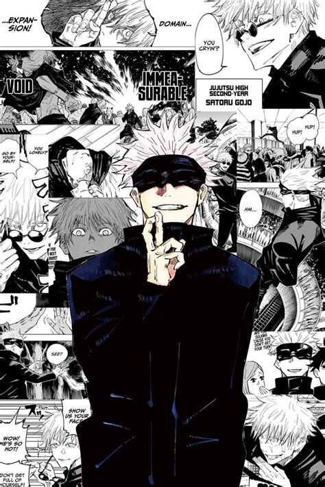 Jujutsu Kaisen Jjk Gojo Satoru Manga Panel The Manga Manga Art