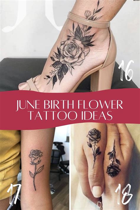 10 Unique June Tattoo Designs to Fall in Love With