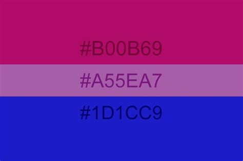 Just A Reminder That The Hex Code Names Of The Colors In The Bi Flag Are Fandom