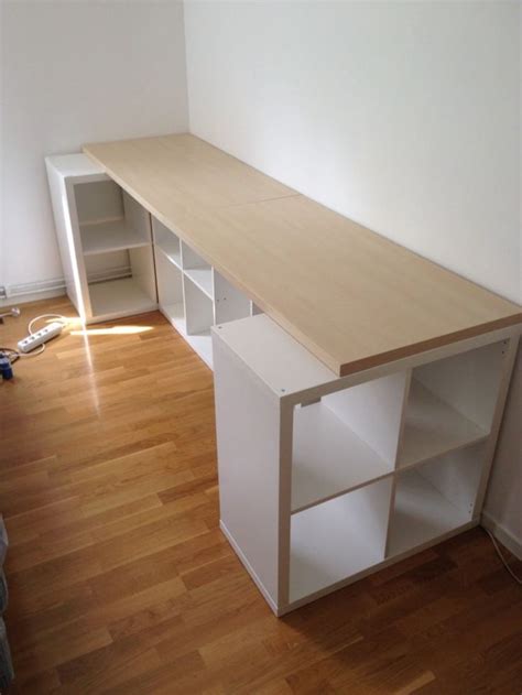 Kallax Desk Ideas Four Ways To Set Up A Workstation Ikea Hackers Sewing Room Design Home