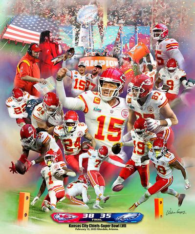 Kansas City Chiefs 2023 Glory Super Bowl Lvii Championship Premium A