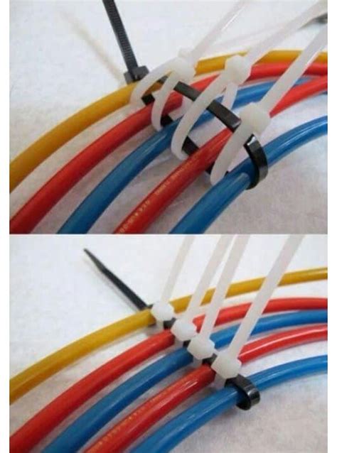 Keep Cables Untangled And Organized With Double Zip Ties Innovacion