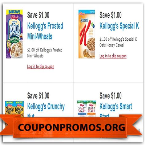 Kellogg's Coupons Printable for Big Savings Now