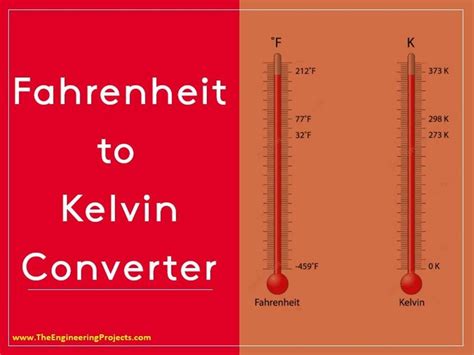 Kelvin To Fahrenheit Converter The Engineering Projects