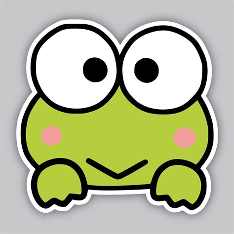 Keroppi Vinyl Sticker Decal Cartoon Hello Kitty Japanese Anime Kawaii Frog Ebay