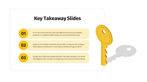 Key Takeaways Presentation Template Key Takeaways Slide