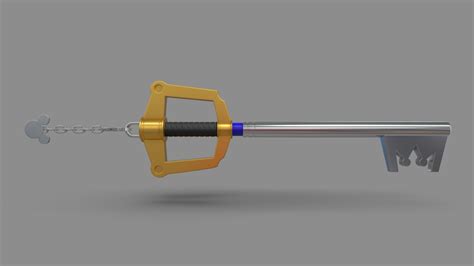 Keyblade Kingdom Hearts Subdivide Download Free 3D Model By