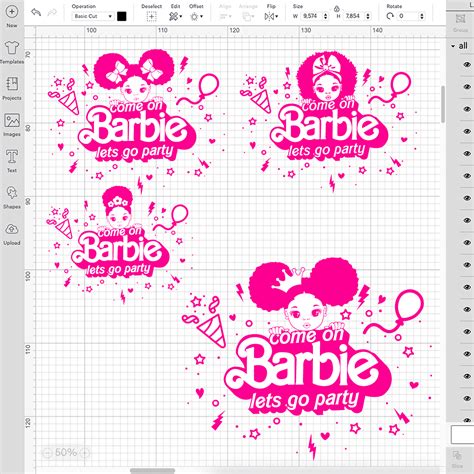 Kids Barbie Party Svg Barbie Vector Barbie Logo Barbie Bi Inspire Uplift