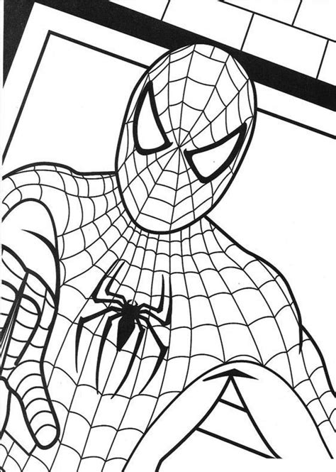 Kids Spiderman Coloring Pages