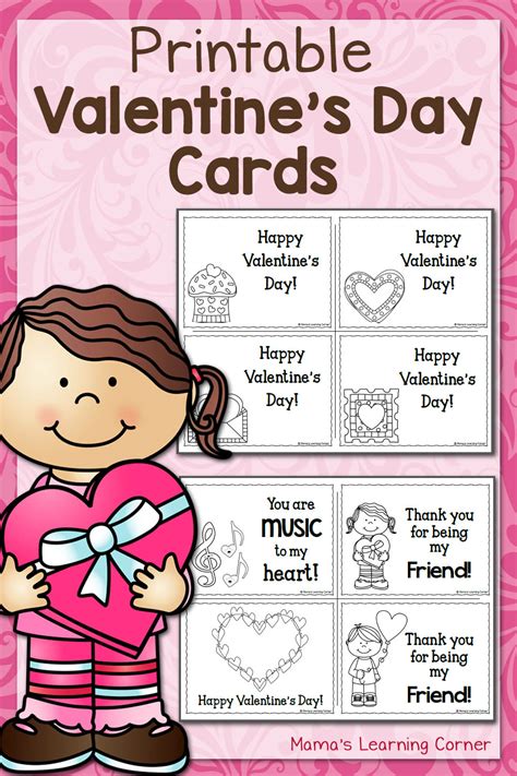 Kids Valentine S Day Cards Printable Valentine Classroom