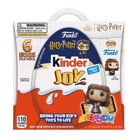 Kinder Joy Eggs Harry Potter Funko Collection Sweet Cream And