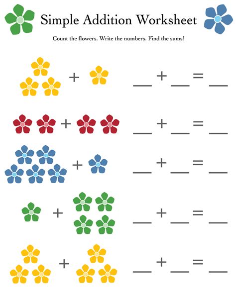 Kindergarten Math Printables for Fun Learning Activities