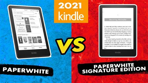 Kindle Paperwhite 11Th Generation Vs Kindle Paperwhite Signature