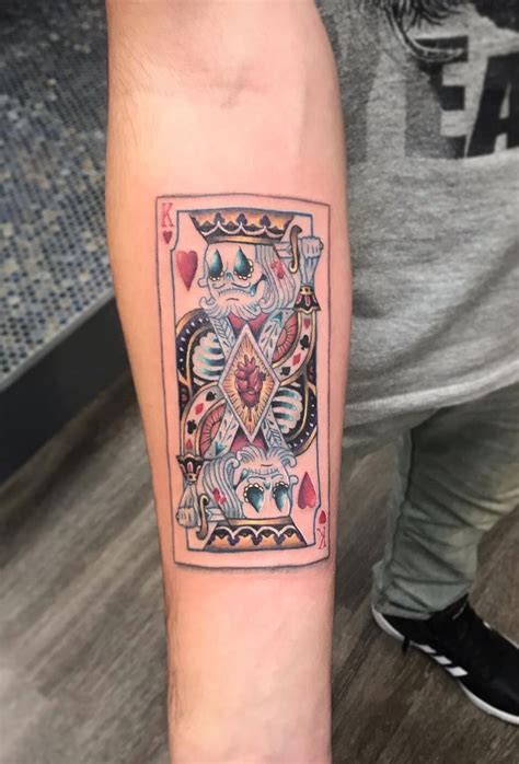 King Card Tattoo Designs