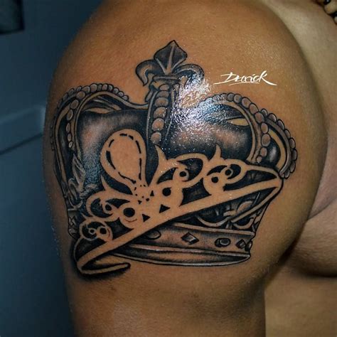 King Crown Tattoo Designs For Men