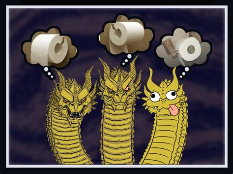 King Ghidorah Vs Tp Three Headed Dragon Know Your Meme